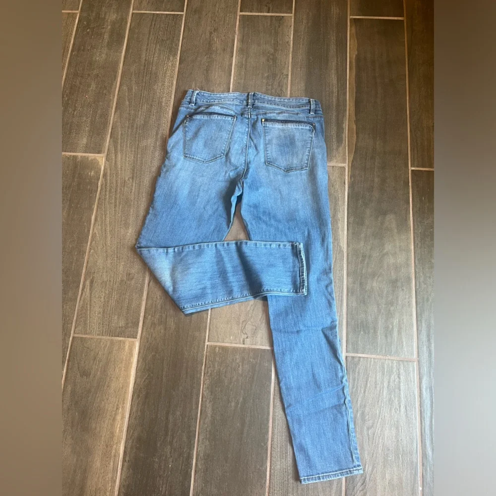 WHBM jeans with leather detail - Picture 5 of 6